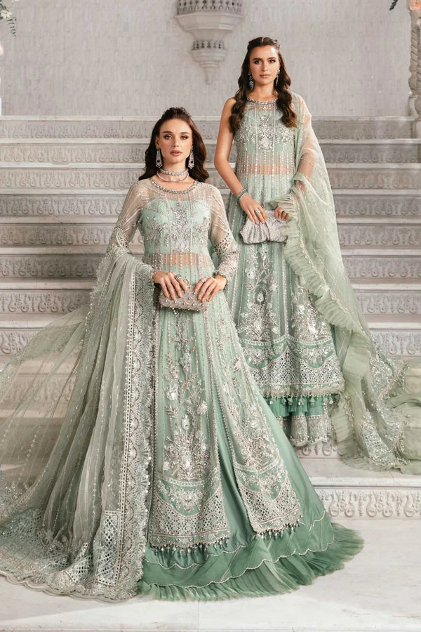 Maria B | Mbroidered Fabrics 2024 | BD-2803 - by - Libasekhas UK - Registered Vendor of : Maria B - 100% Original Designer Dresss