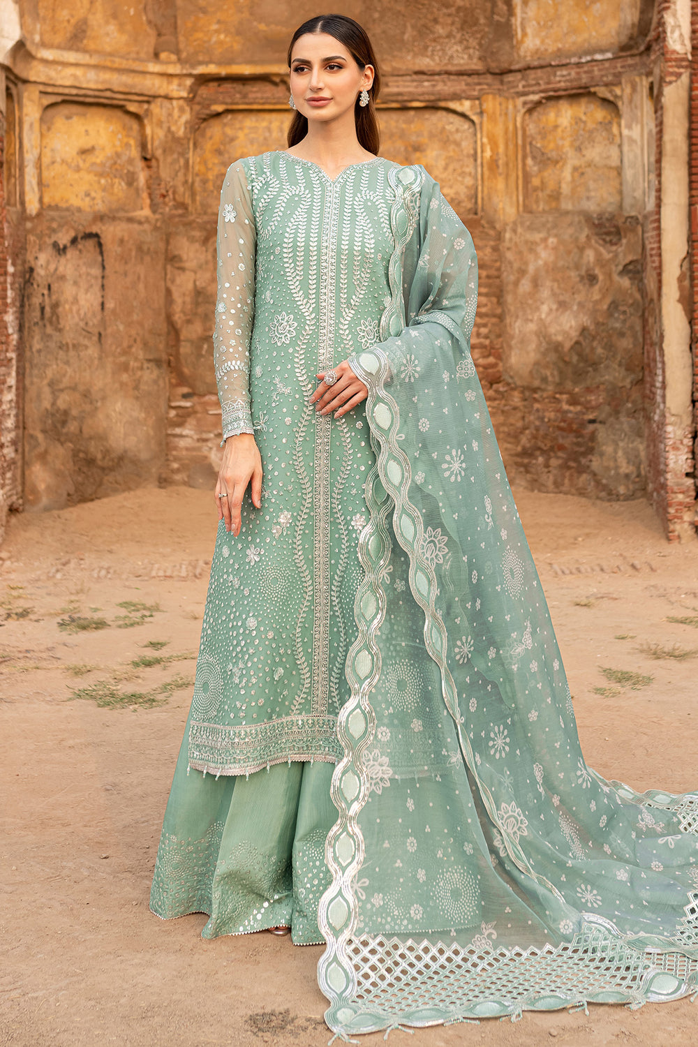 Farasha | Ritzier Wedding Formals | Ocean Light - by - Libasekhas UK - Registered Vendor of : Farasha - 100% Original Designer Dresss