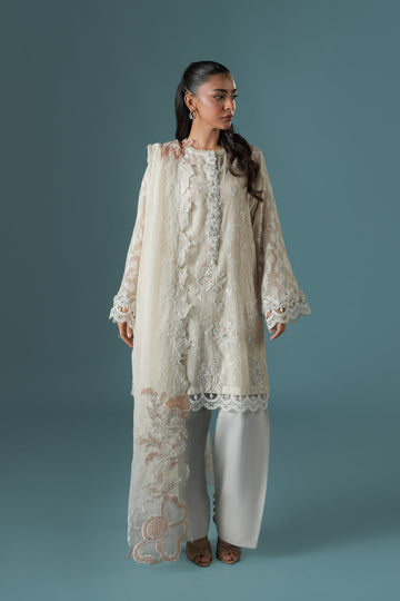 Ammara Khan | Flo 25 | Pearl Spring Lily Shalwar Set (D-10) - by - Libasekhas UK - Registered Vendor of : Ammara Khan - 100% Original Designer Dresss