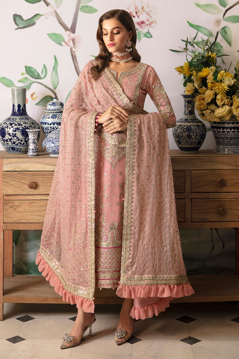 Gulaal | Embroidered Chiffon 24 | Viviana - by - Libasekhas UK - Registered Vendor of : Gulaal - 100% Original Designer Dresss