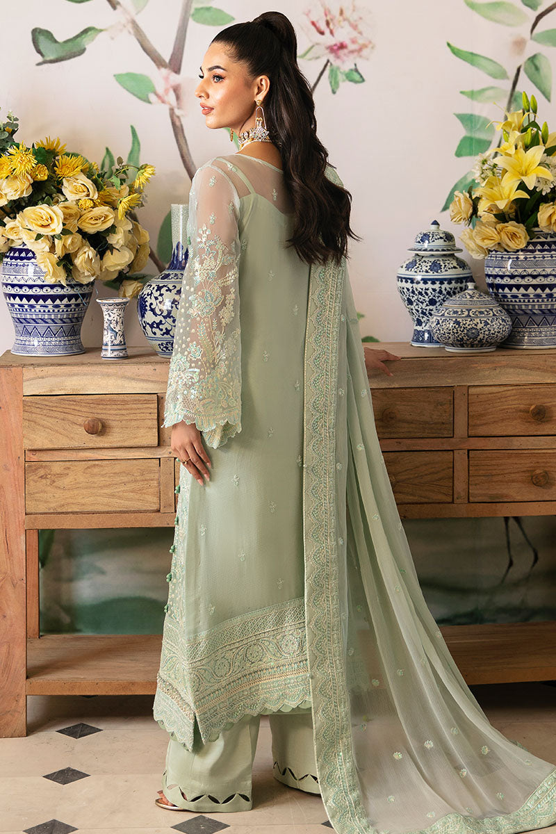 Gulaal | Embroidered Chiffon 24 | Jade - by - Libasekhas UK - Registered Vendor of : Gulaal - 100% Original Designer Dresss