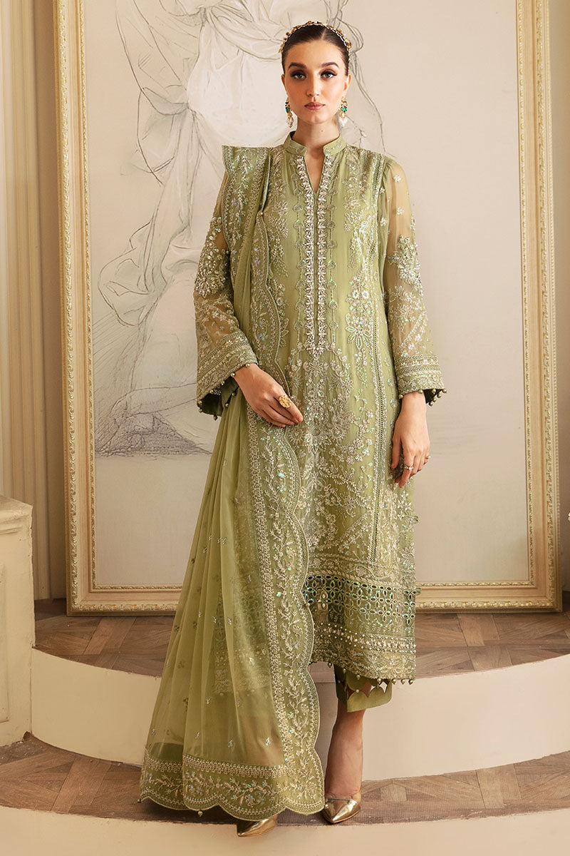 Gulaal | Embroidered Chiffon 24 | Almendra - by - Libasekhas UK - Registered Vendor of : Gulaal - 100% Original Designer Dresss
