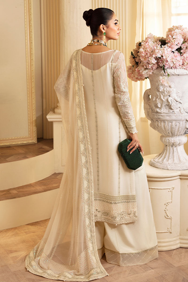 Gulaal | Embroidered Chiffon 24 | Delphine - by - Libasekhas UK - Registered Vendor of : Gulaal - 100% Original Designer Dresss