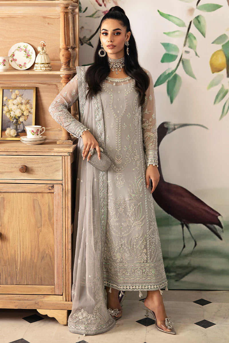 Gulaal | Embroidered Chiffon 24 | Aubrey - by - Libasekhas UK - Registered Vendor of : Gulaal - 100% Original Designer Dresss