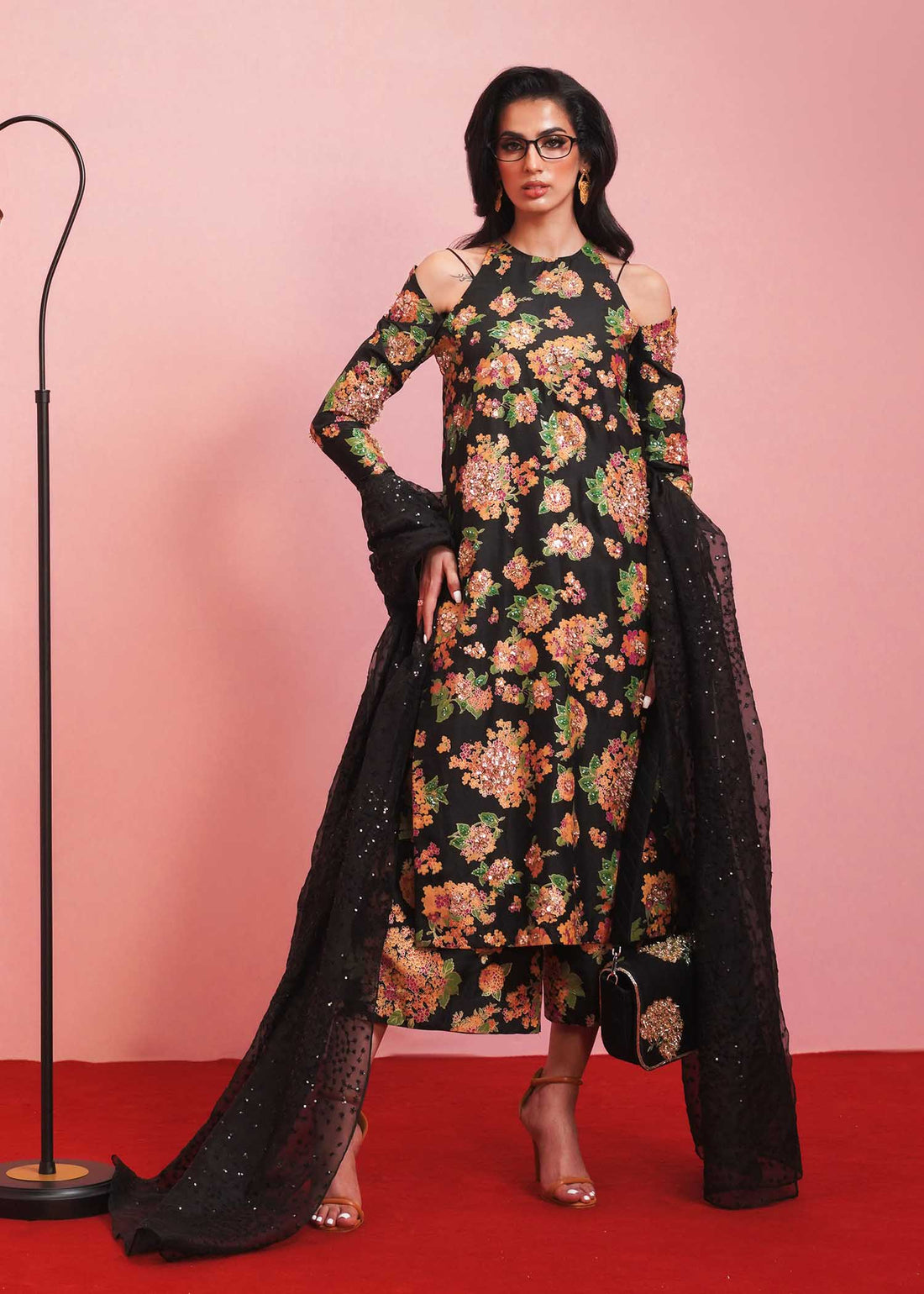 Hussain Rehar | Basic Not Basic |  Midnight - by - Libasekhas UK - Registered Vendor of : Hussain Rehar - 100% Original Designer Dresss