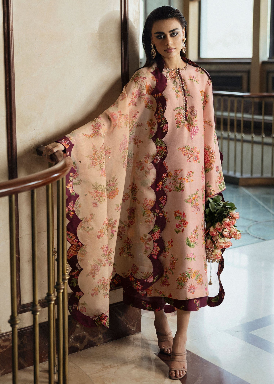 Hussain Rehar | Basic Not Basic |   Damask - by - Libasekhas UK - Registered Vendor of : Hussain Rehar - 100% Original Designer Dresss