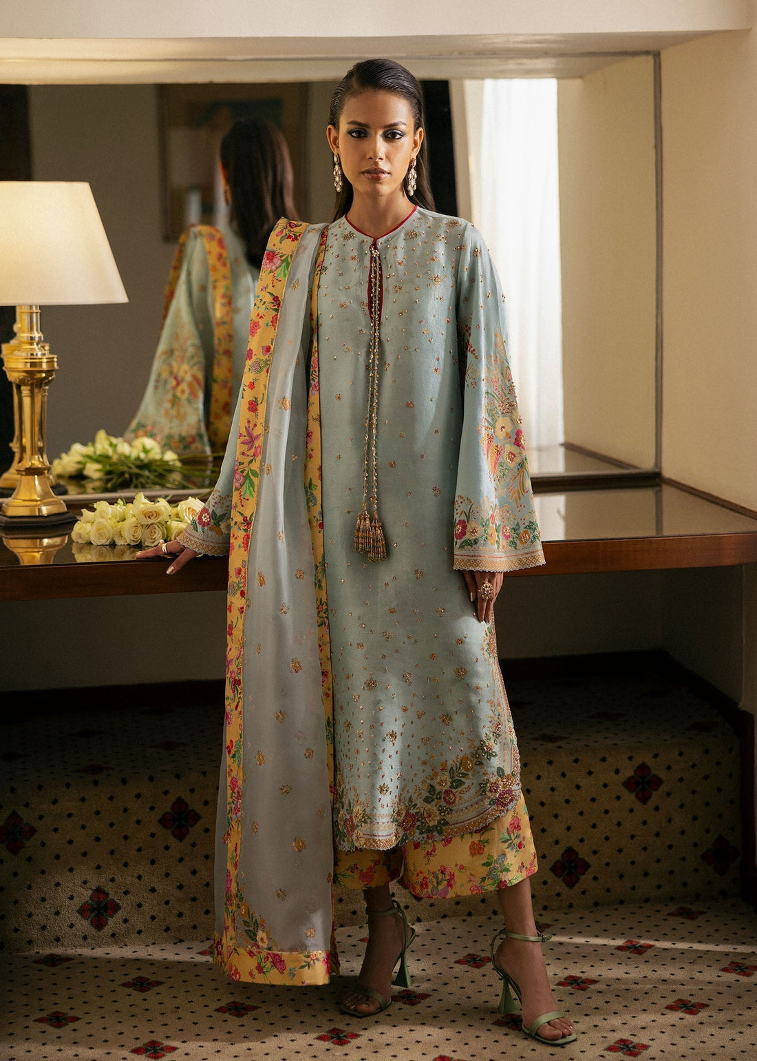 Hussain Rehar | Basic Not Basic |   Maze - by - Libasekhas UK - Registered Vendor of : Hussain Rehar - 100% Original Designer Dresss