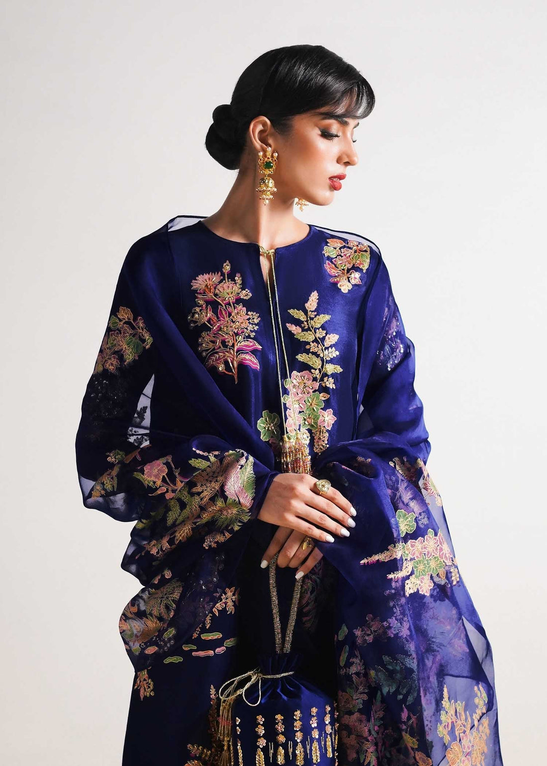 Hussain Rehar | Basic Not Basic |  Marine - by - Libasekhas UK - Registered Vendor of : Hussain Rehar - 100% Original Designer Dresss