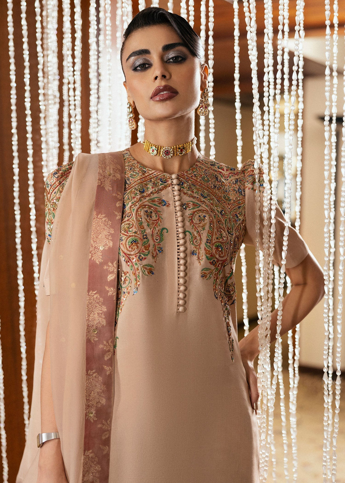 Hussain Rehar | Basic Not Basic |  Buff - by - Libasekhas UK - Registered Vendor of : Hussain Rehar - 100% Original Designer Dresss