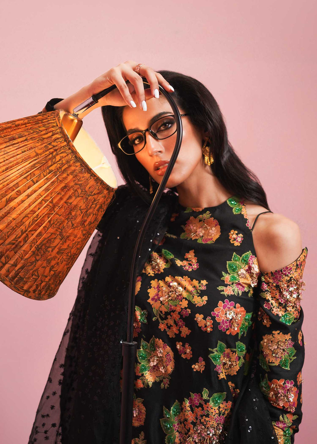 Hussain Rehar | Basic Not Basic |  Midnight - by - Libasekhas UK - Registered Vendor of : Hussain Rehar - 100% Original Designer Dresss