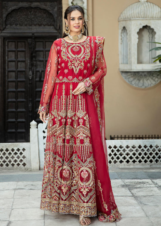 Daud Abbas | Formals Collection | Ruby - by - Libasekhas UK - Registered Vendor of : Daud Abbas - 100% Original Designer Dresss