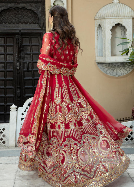 Daud Abbas | Formals Collection | Ruby - by - Libasekhas UK - Registered Vendor of : Daud Abbas - 100% Original Designer Dresss
