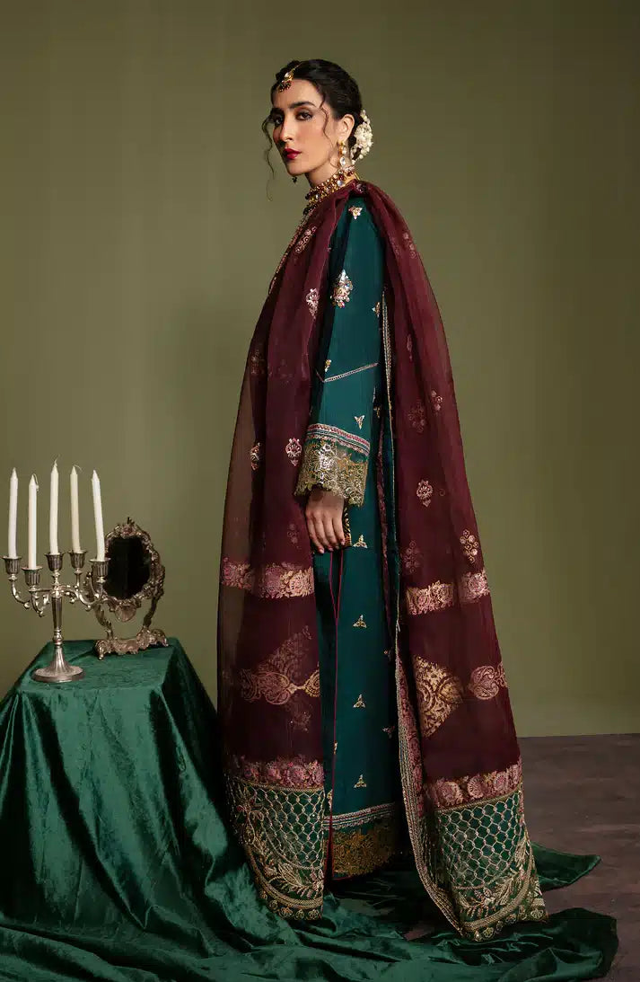 Emaan Adeel | Noori Silk Formals 23 | NR 05 RIWAYAT - by - Libasekhas UK - Registered Vendor of : Emaan Adeel - 100% Original Designer Dresss