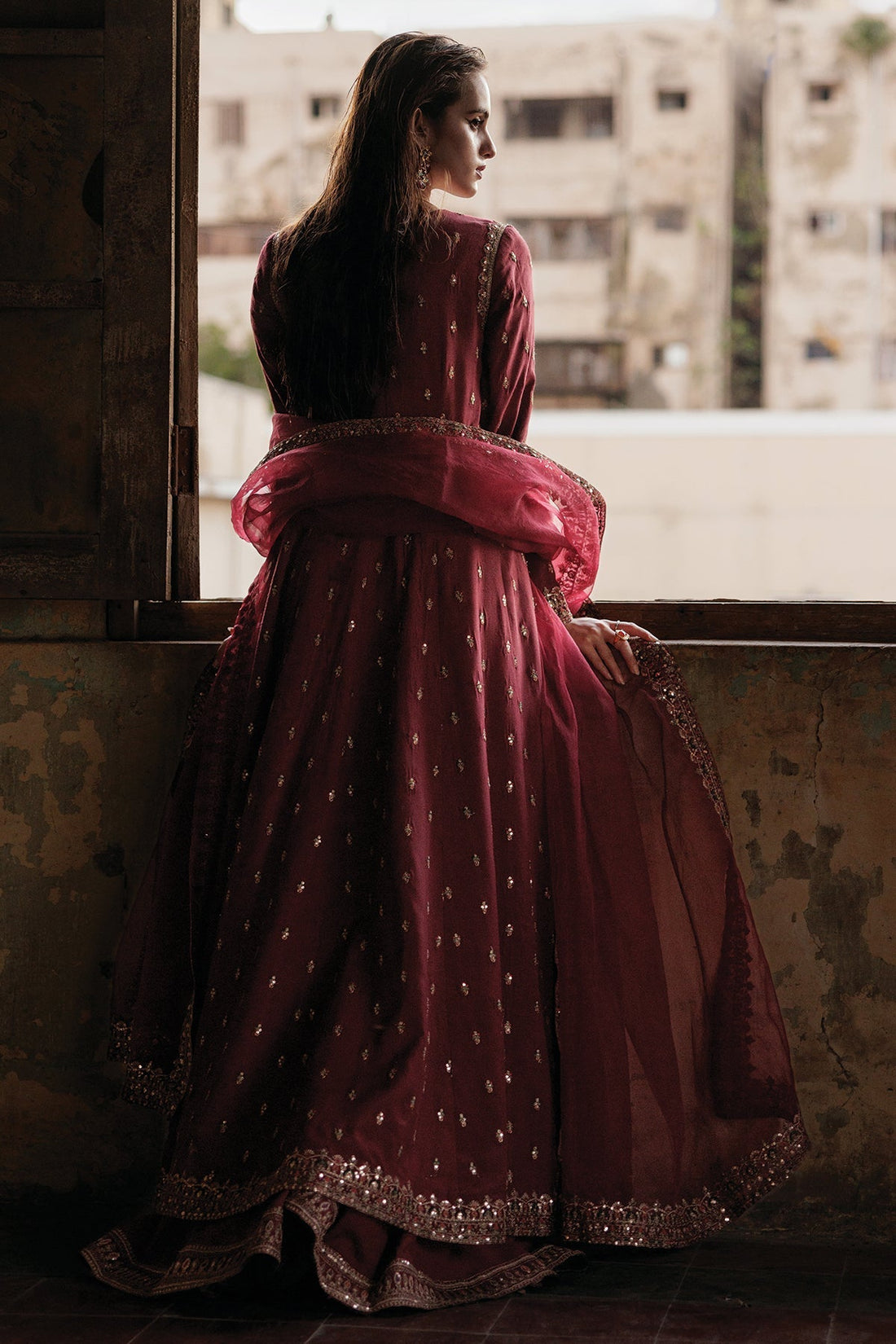 Charizma | Statement Dresses | CMA-4-088 - by - Libasekhas UK - Registered Vendor of : Charizma - 100% Original Designer Dresss