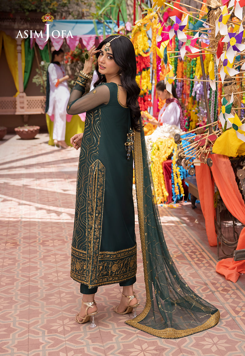 Asim Jofa | Pyaar Diyan Gallan Formals | AJEM-16 - by - Libasekhas UK - Registered Vendor of : Asim Jofa - 100% Original Designer Dresss