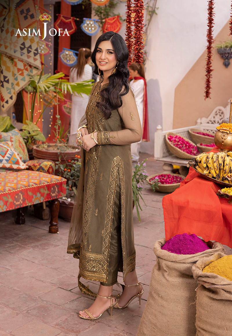 Asim Jofa | Pyaar Diyan Gallan Formals | AJEM-05 - by - Libasekhas UK - Registered Vendor of : Asim Jofa - 100% Original Designer Dresss