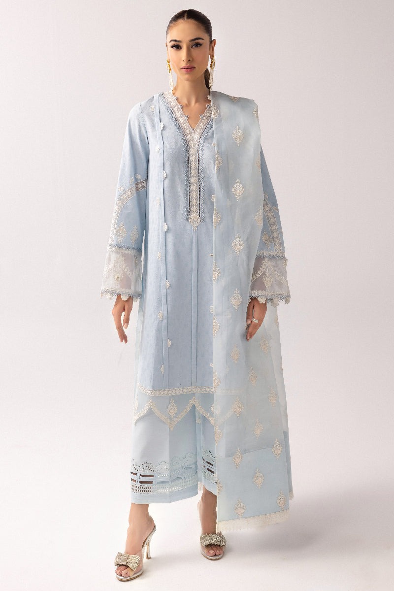 Qalamkar | Basic Pret 25 | KT-04 Wardah - by - Libasekhas UK - Registered Vendor of : Qalamkar - 100% Original Designer Dresss
