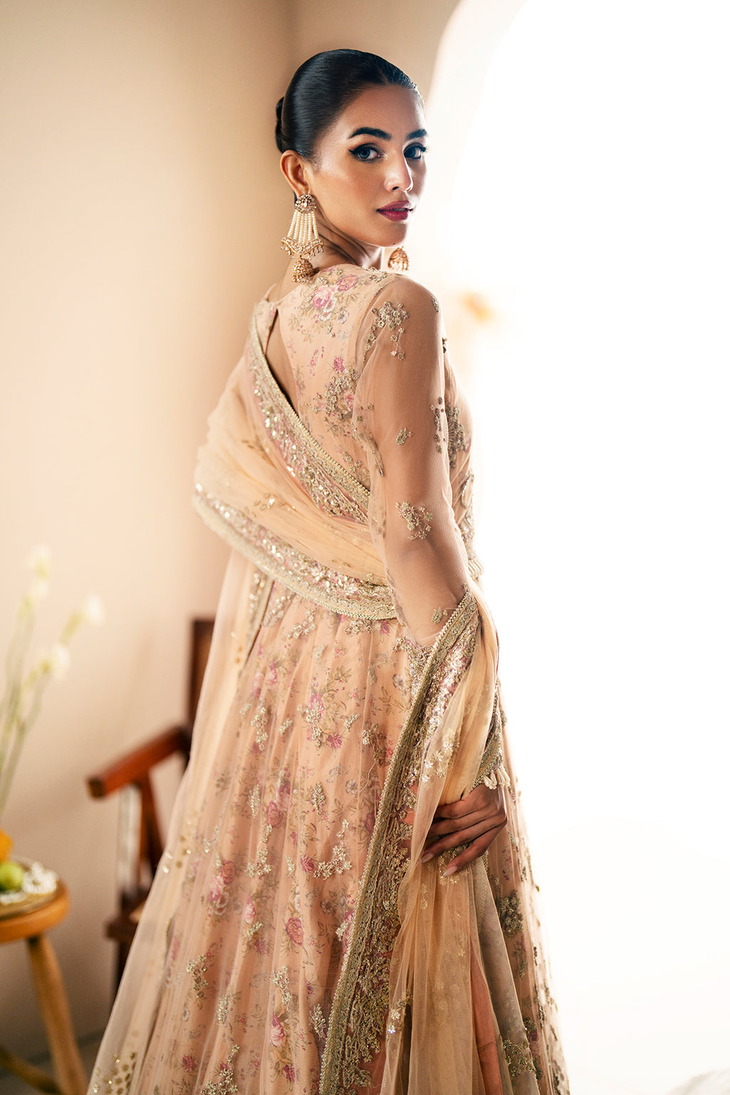 AJR Couture | Festive Formals 24 | Daffodil - by - Libasekhas UK - Registered Vendor of : AJR Couture - 100% Original Designer Dresss