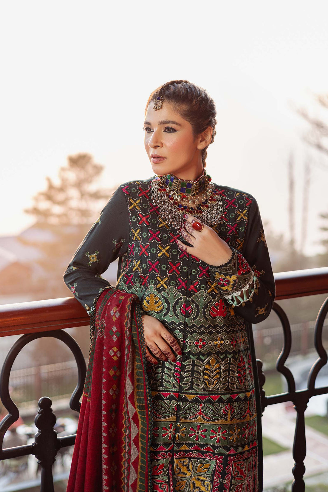 Maryam Hussain | Silk Edit |  Forest - by - Libasekhas UK - Registered Vendor of : Maryam Hussain - 100% Original Designer Dresss