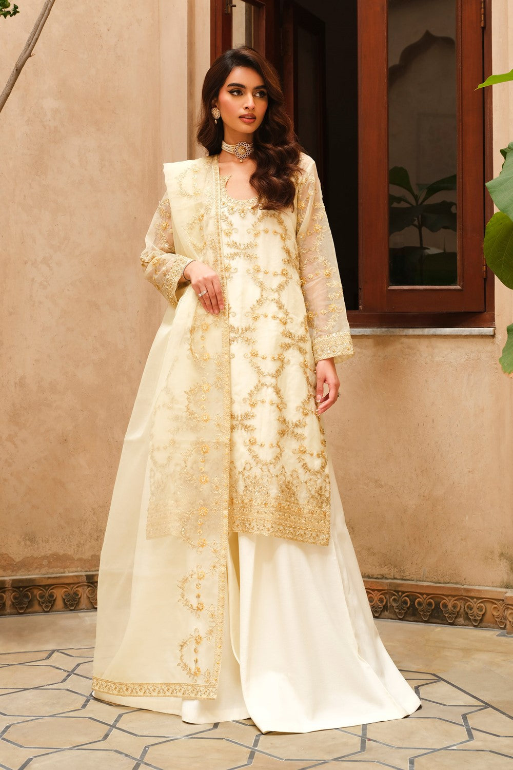 Maryum N Maria | Musk Formals |  LENORE - FS40038 - by - Libasekhas UK - Registered Vendor of : Maryum N Maria - 100% Original Designer Dresss