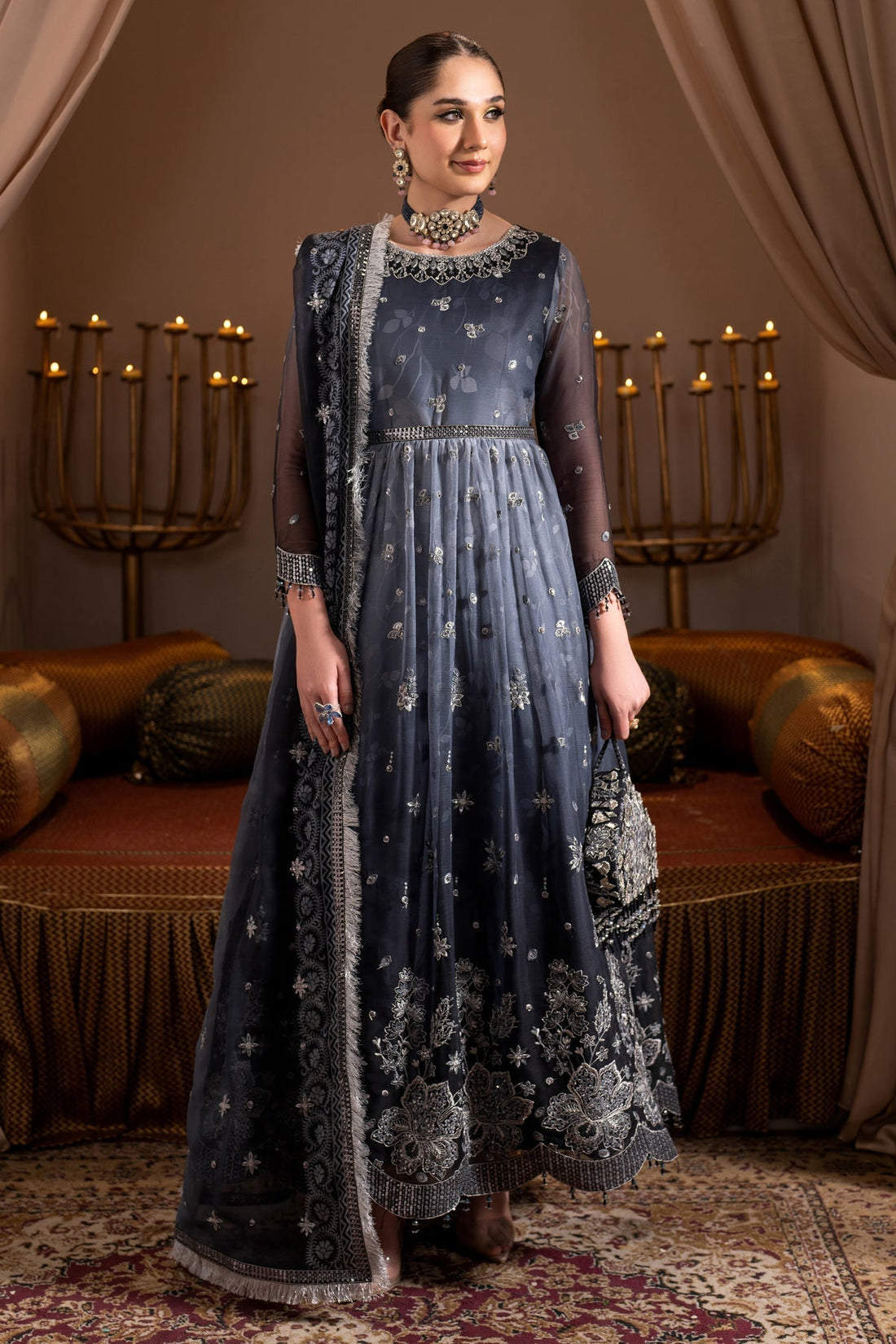 Alizeh | Jhalak Formals | AF-JHLK-08-MASTANI - by - Libasekhas UK - Registered Vendor of : Alizeh - 100% Original Designer Dresss