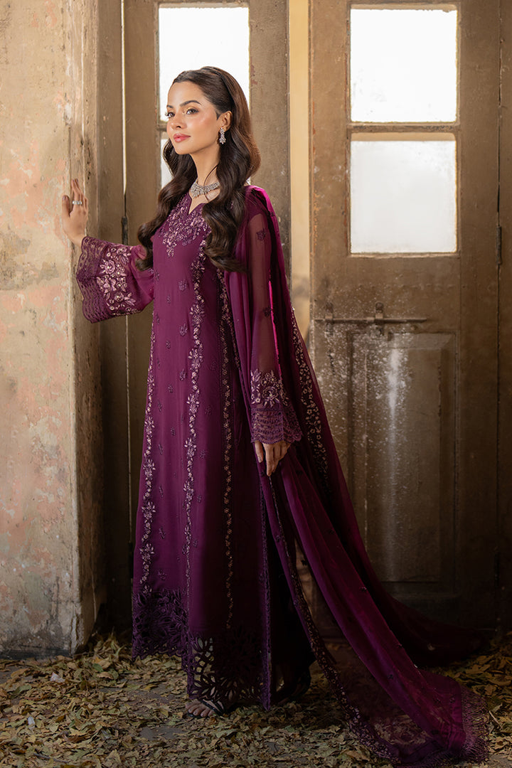 Azure | Ensembles Embroidered Formals | Merlot Grace - by - Libasekhas UK - Registered Vendor of : Azure - 100% Original Designer Dresss