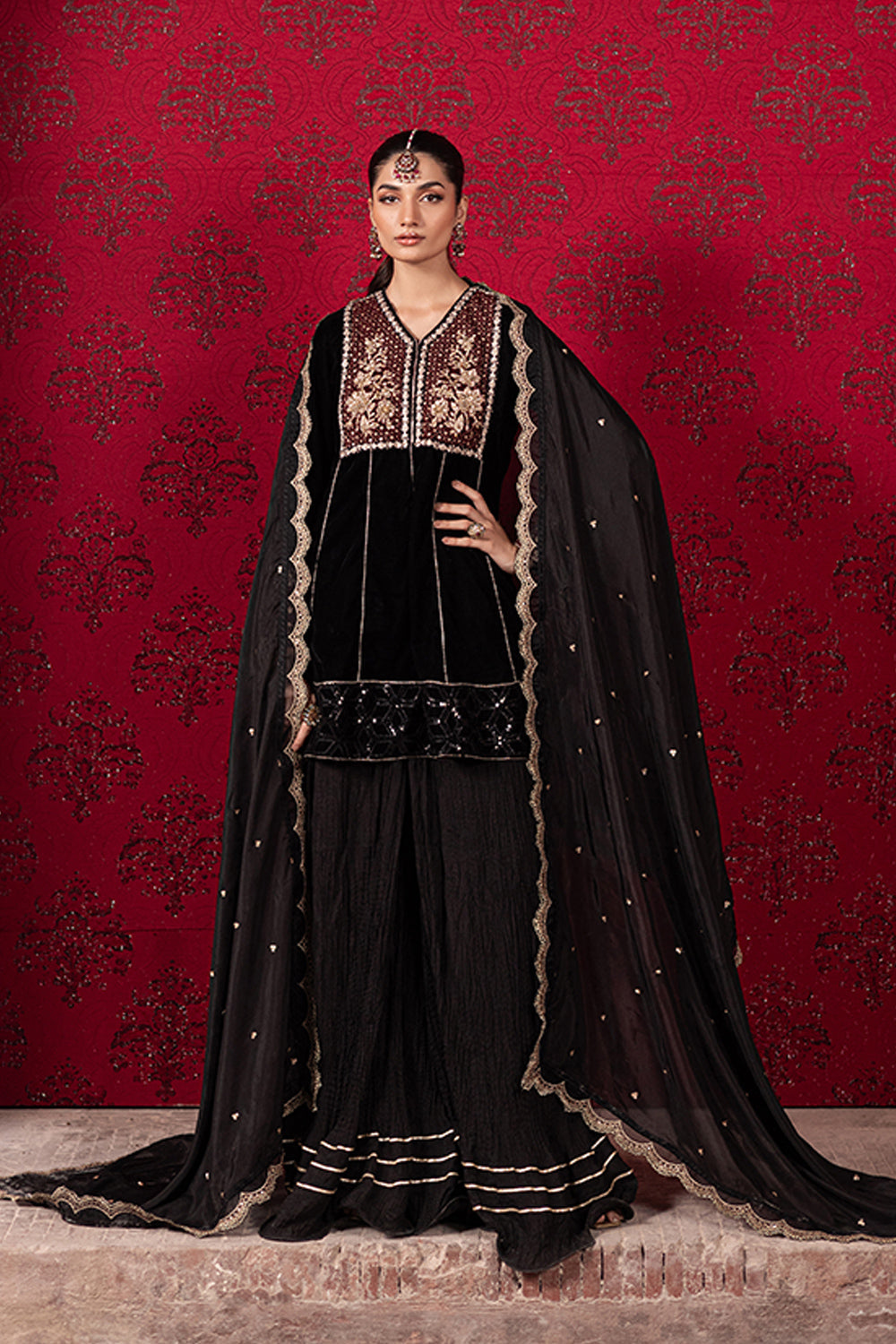 Azure | Vogue Formals | Midnight Wine - by - Libasekhas UK - Registered Vendor of : Azure - 100% Original Designer Dresss