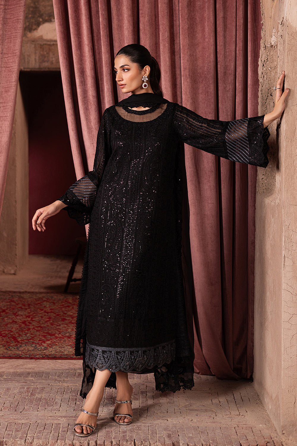 Azure | Luxe Formals | Noir Mystique - by Libasekhas UK - Registered Vendor of : Azure - 100% Original Designer Dress