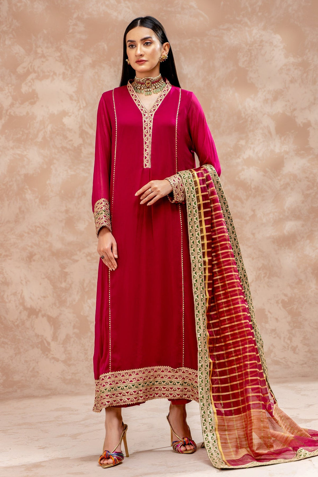 Charizma | Festive Pret | CMA 3-250 - by - Libasekhas UK - Registered Vendor of : Charizma - 100% Original Designer Dresss