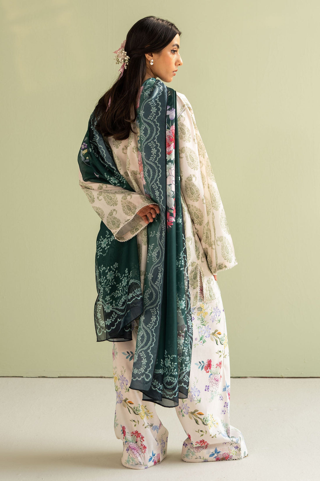 Zara Shahjahan | Coco Prints 25 | Paisley-6B - by - Libasekhas UK - Registered Vendor of : Zara Shahjahan - 100% Original Designer Dresss