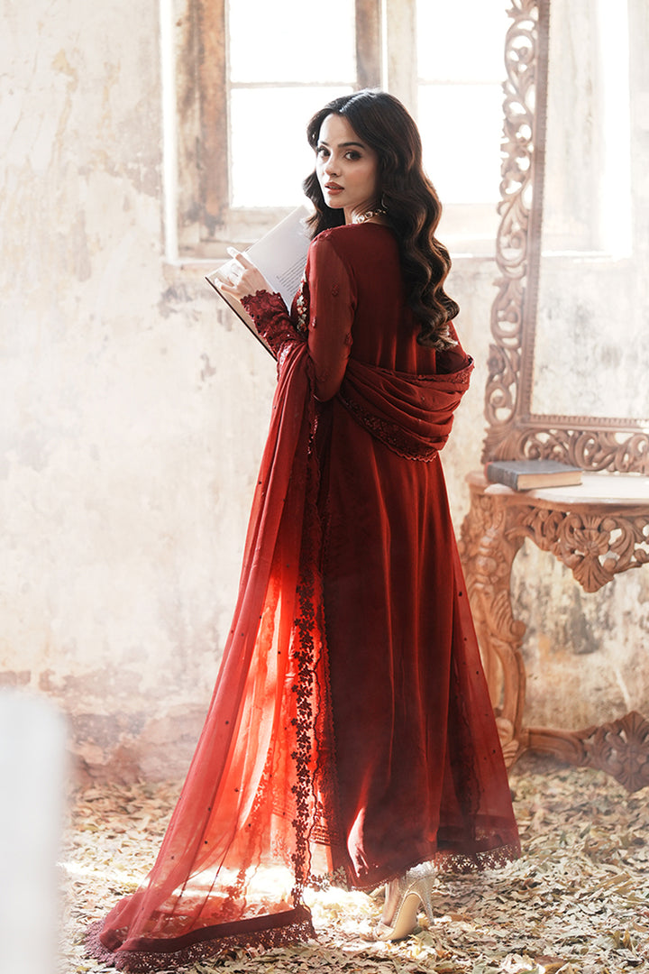 Azure | Ensembles Embroidered Formals | Red Mist - by - Libasekhas UK - Registered Vendor of : Azure - 100% Original Designer Dresss