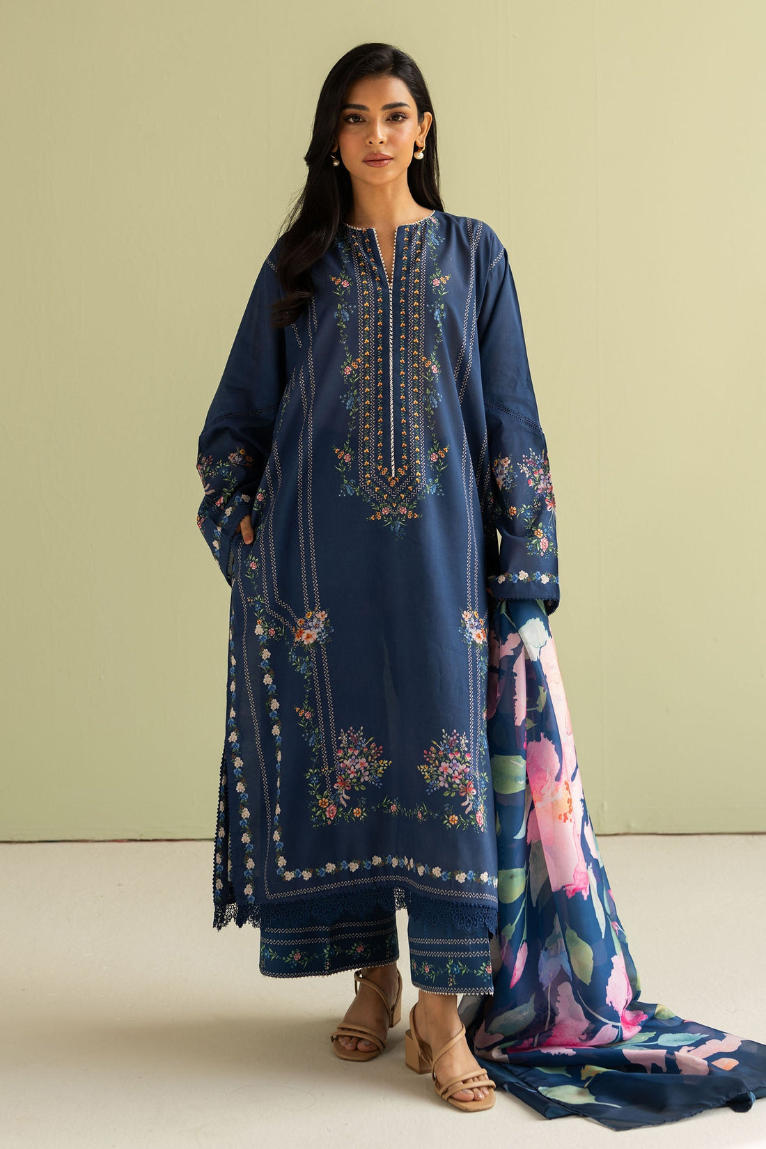 Zara Shahjahan | Coco Prints 25 | Ria-3B - by - Libasekhas UK - Registered Vendor of : Zara Shahjahan - 100% Original Designer Dresss