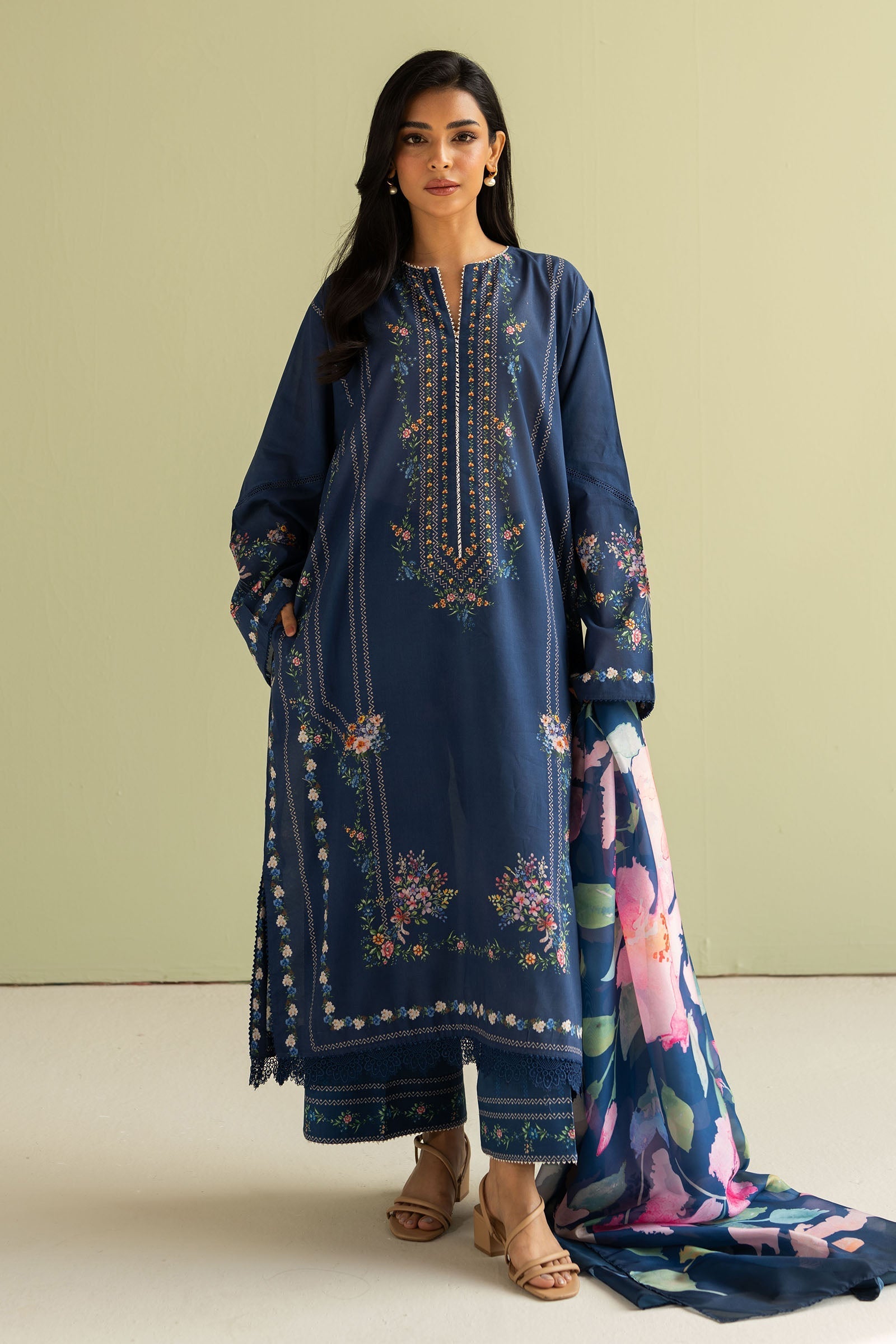 Zara Shahjahan | Coco Prints 25 | Ria-3B - by - Libasekhas UK - Registered Vendor of : Zara Shahjahan - 100% Original Designer Dresss