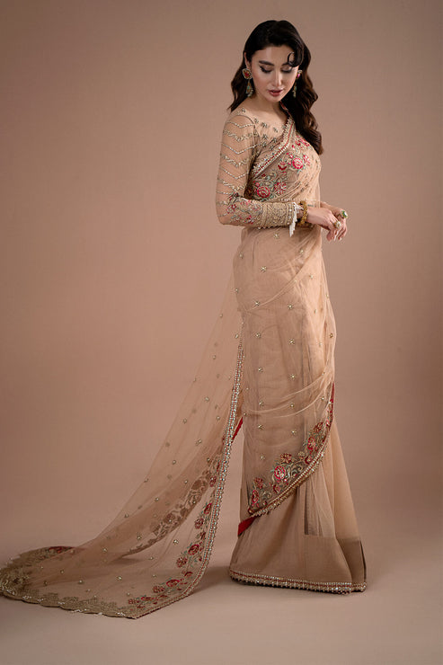 Imrozia Premium | Lumiere Luxury Sarees | 05 Celeste - by - Libasekhas UK - Registered Vendor of : Imrozia Premium - 100% Original Designer Dresss