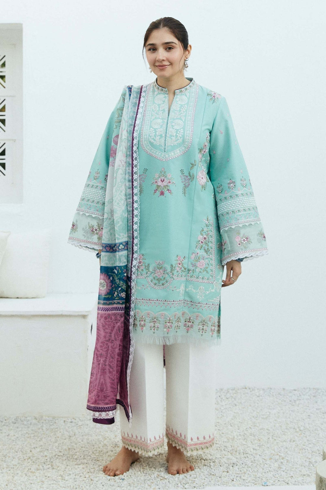 Zara Shahjahan | Coco Lawn Eid Edit 24 | SHAAM-D5 - by - Libasekhas UK - Registered Vendor of : Zara Shahjahan - 100% Original Designer Dresss