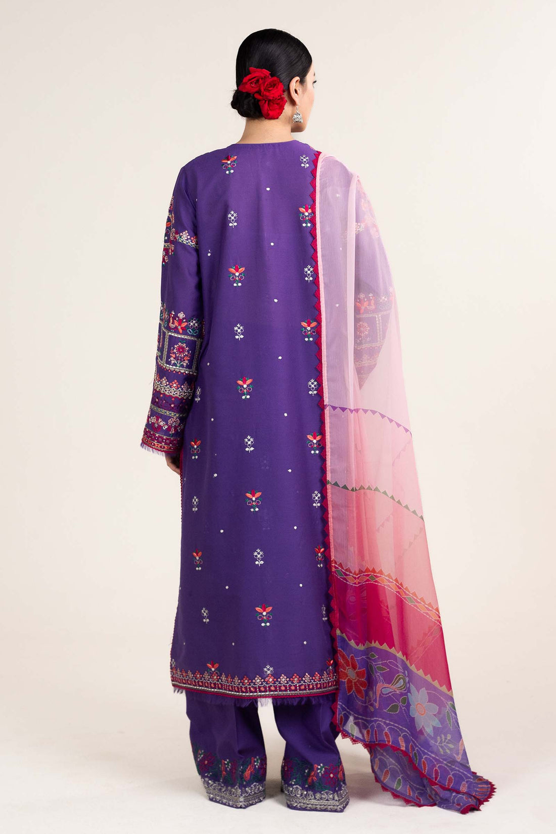 Zara Shahjahan | Stitched Lawn 24 | SL-LAMIA-7B - by - Libasekhas UK - Registered Vendor of : Zara Shahjahan - 100% Original Designer Dresss