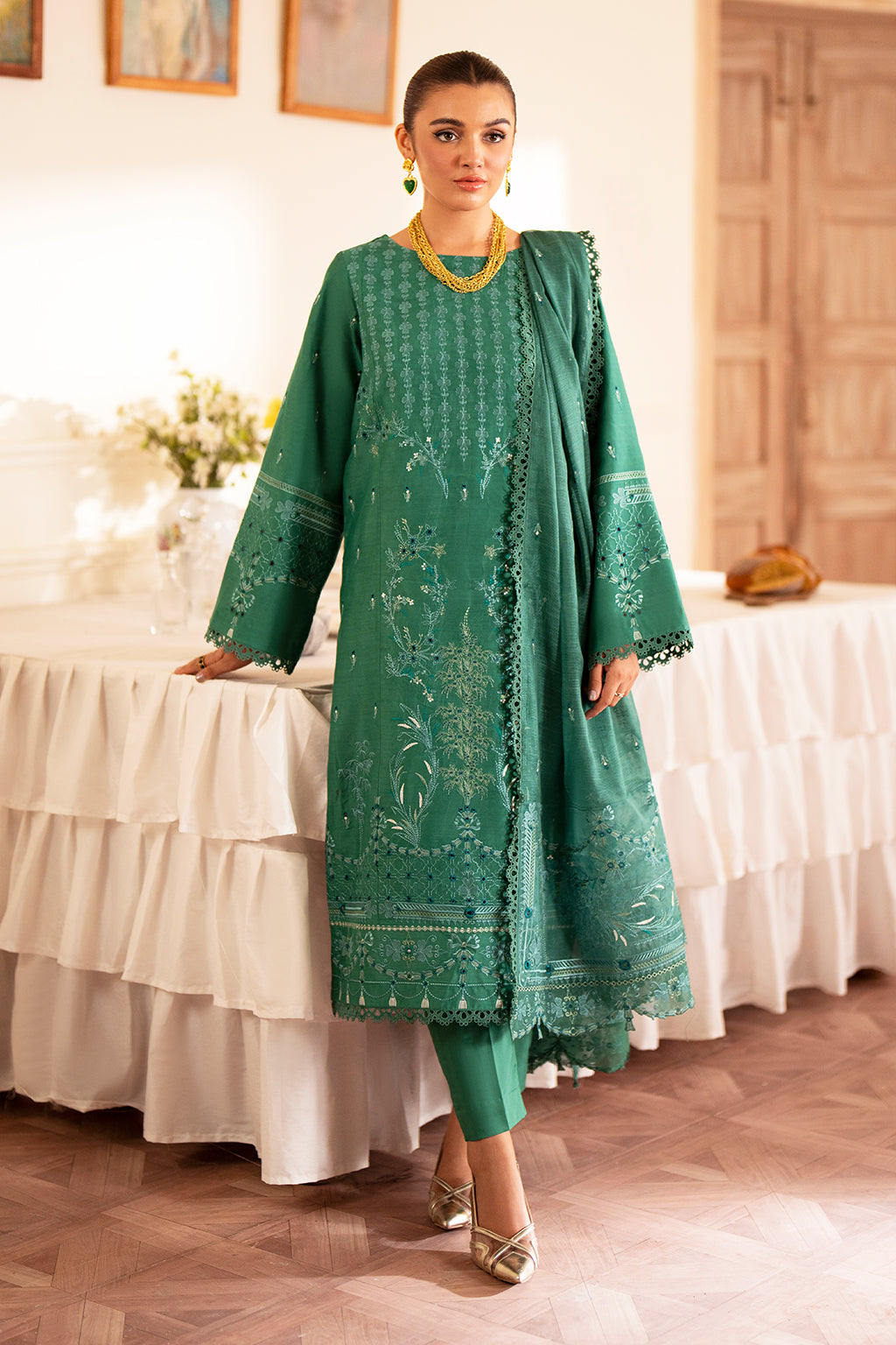 Saad Shaikh | Lumiere Winter |  D-08 Opalo - by - Libasekhas UK - Registered Vendor of : Saad Shaikh - 100% Original Designer Dresss