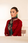Saad Shaikh | Lumiere Winter |  D-07 Coral - by - Libasekhas UK - Registered Vendor of : Saad Shaikh - 100% Original Designer Dresss