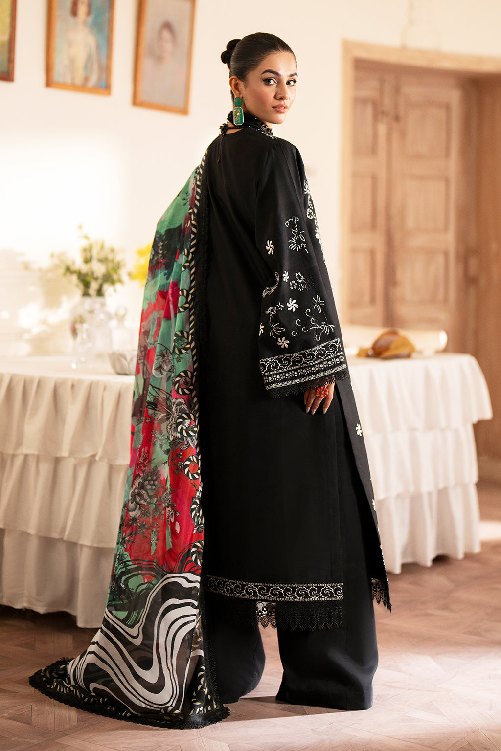 Saad Shaikh | Lumiere Winter |  D-06 Seina - by - Libasekhas UK - Registered Vendor of : Saad Shaikh - 100% Original Designer Dresss