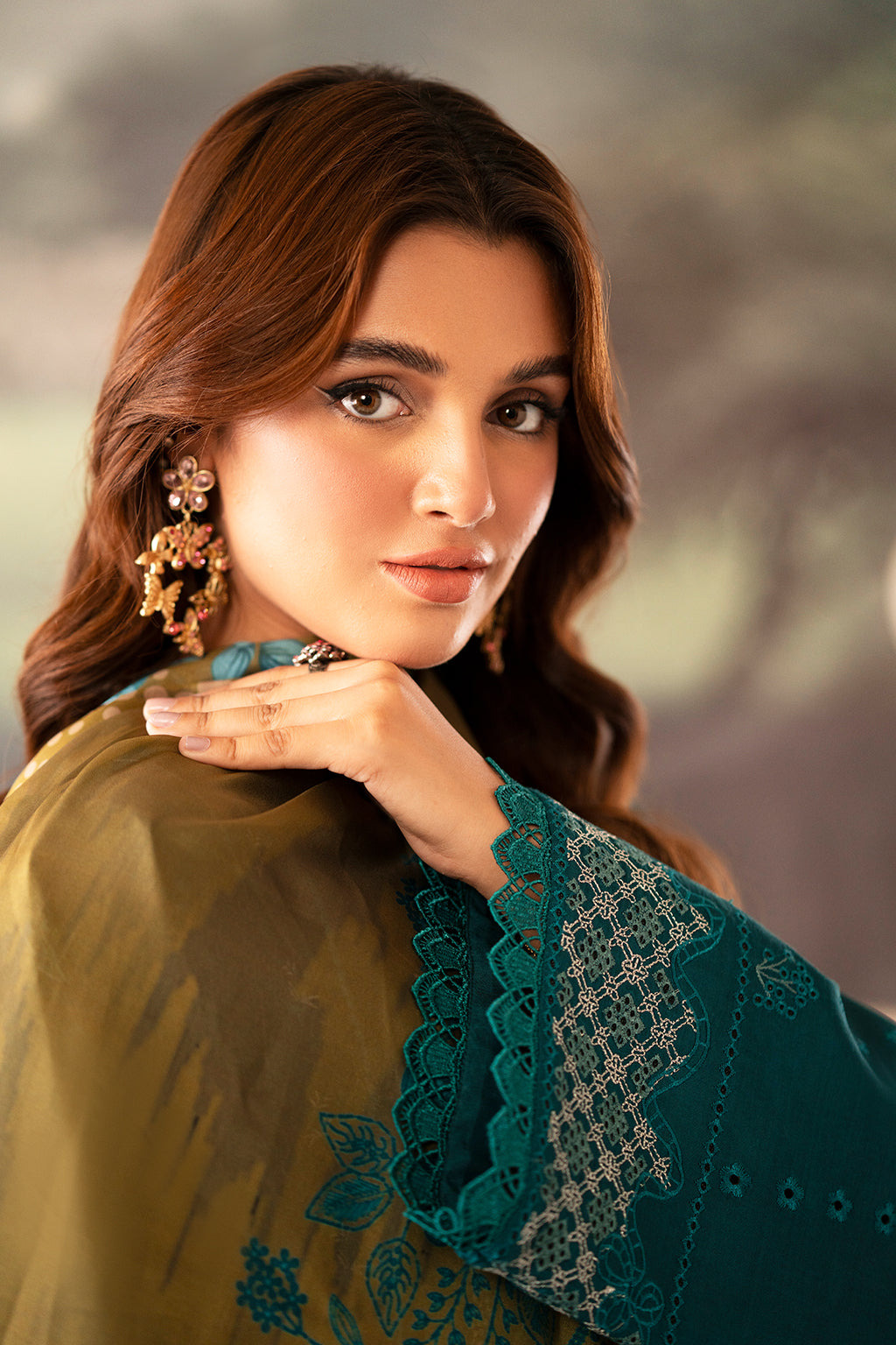 Saad Shaikh | Lumiere Winter |  D-03 Foret - by - Libasekhas UK - Registered Vendor of : Saad Shaikh - 100% Original Designer Dresss