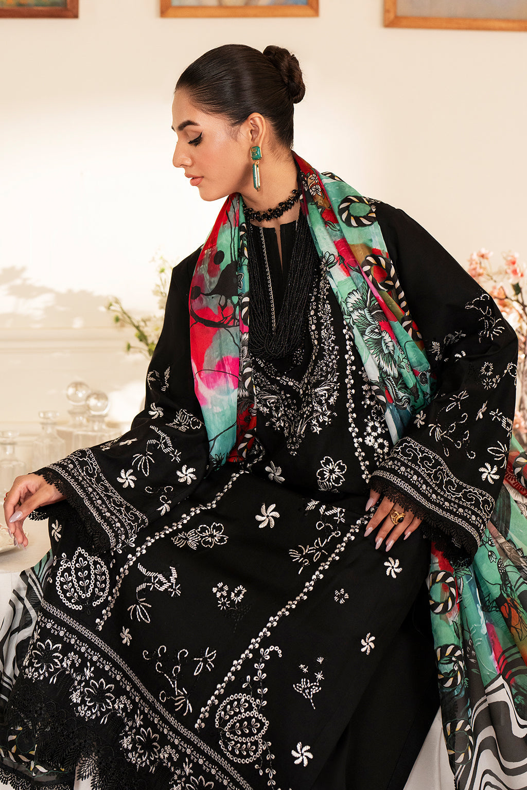 Saad Shaikh | Lumiere Winter |  D-06 Seina - by - Libasekhas UK - Registered Vendor of : Saad Shaikh - 100% Original Designer Dresss