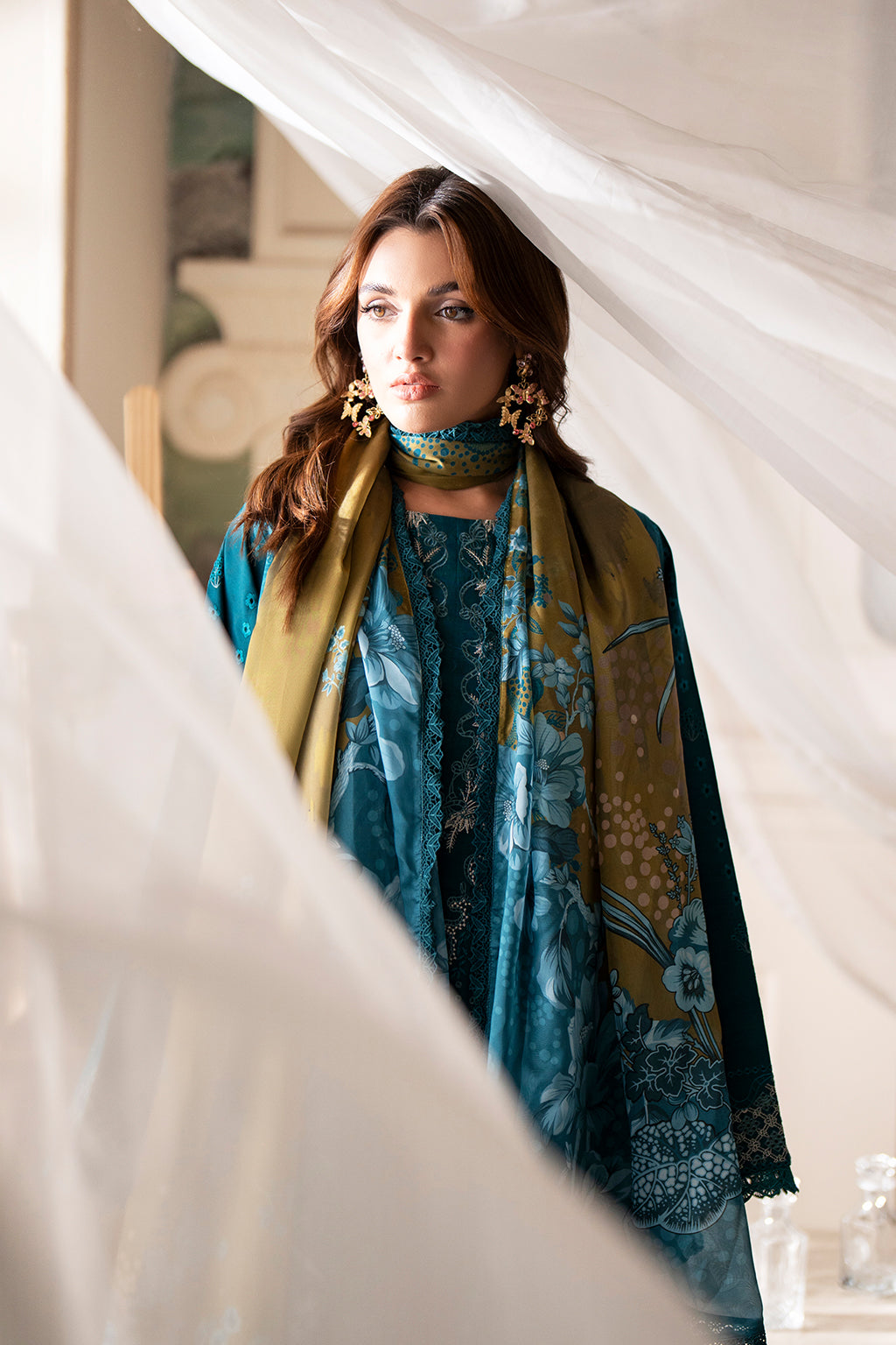 Saad Shaikh | Lumiere Winter |  D-03 Foret - by - Libasekhas UK - Registered Vendor of : Saad Shaikh - 100% Original Designer Dresss