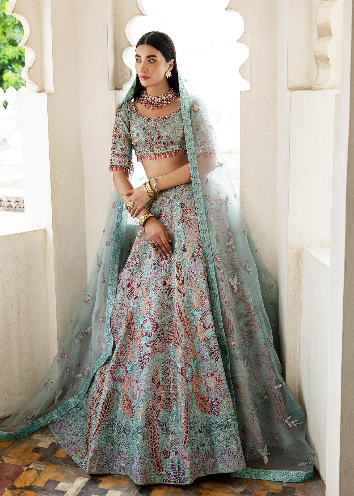 Waqas Shah | Taj Mahal | FIROZA BANO - by - Libasekhas UK - Registered Vendor of : Waqas Shah - 100% Original Designer Dresss