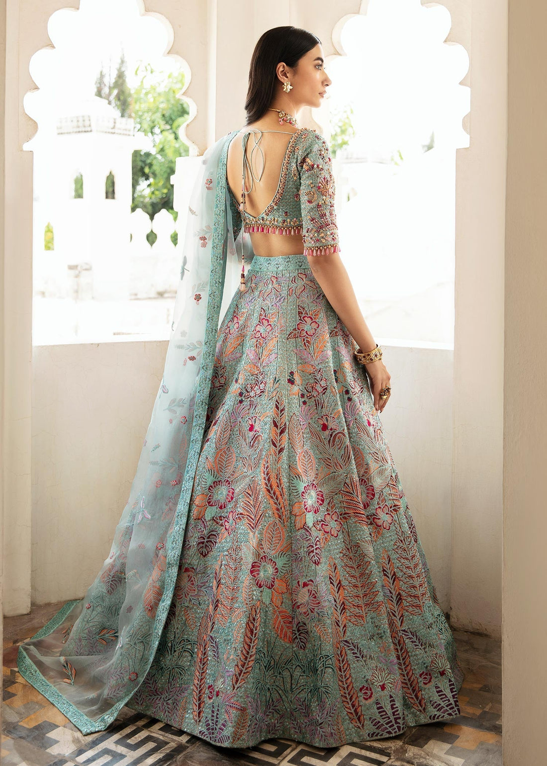 Waqas Shah | Taj Mahal | FIROZA BANO - by - Libasekhas UK - Registered Vendor of : Waqas Shah - 100% Original Designer Dresss