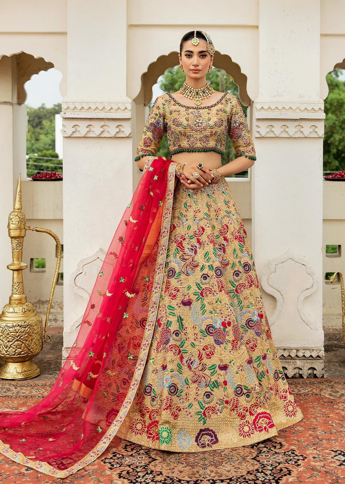 Waqas Shah | Taj Mahal | HUSNA BANO - by - Libasekhas UK - Registered Vendor of : Waqas Shah - 100% Original Designer Dresss