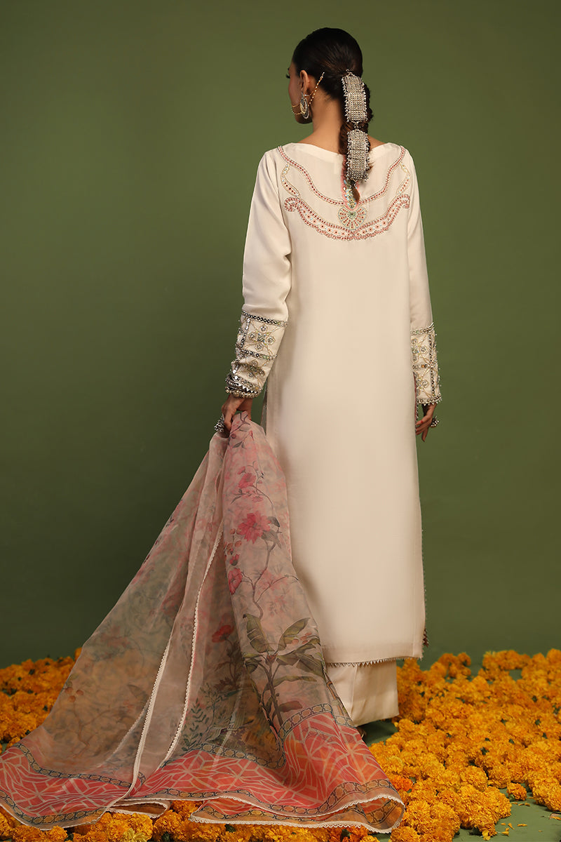 Wardha Saleem | Luxury Pret Traditional Wear | AKS - SHIRT WITH PANTS (2 PC) - by - Libasekhas UK - Registered Vendor of : Wardha Saleem - 100% Original Designer Dresss