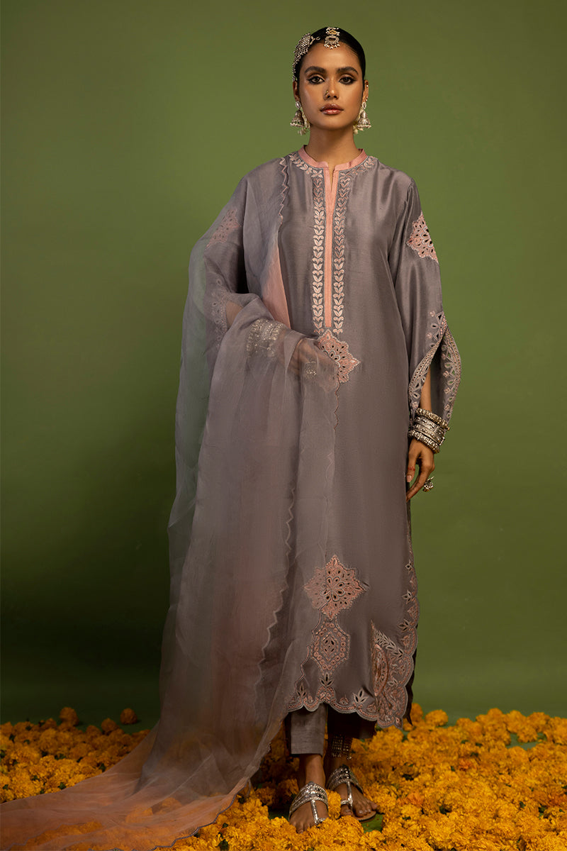 Wardha Saleem | Luxury Pret Traditional Wear | SUROOR - PURE SILK (2 PC) - by - Libasekhas UK - Registered Vendor of : Wardha Saleem - 100% Original Designer Dresss