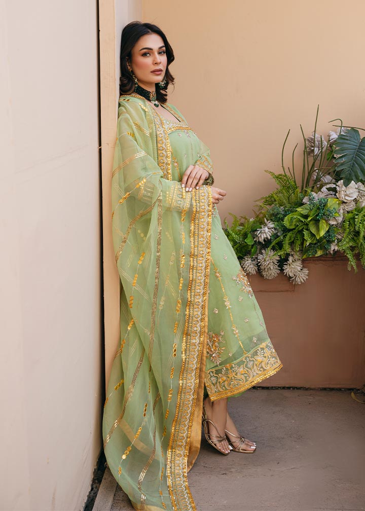 Daud Abbas | Formals Collection | Sunahri - by - Libasekhas UK - Registered Vendor of : Daud Abbas - 100% Original Designer Dresss