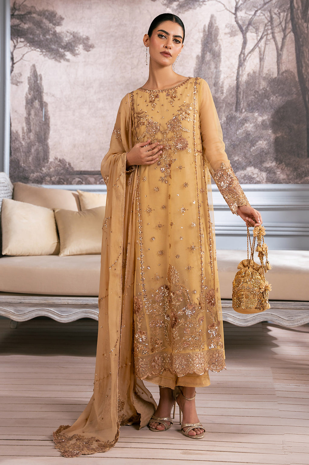 Zeen | Azalea Collection | WOM34105 - by Libasekhas UK - Registered Vendor of : Zeen - 100% Original Designer Dress
