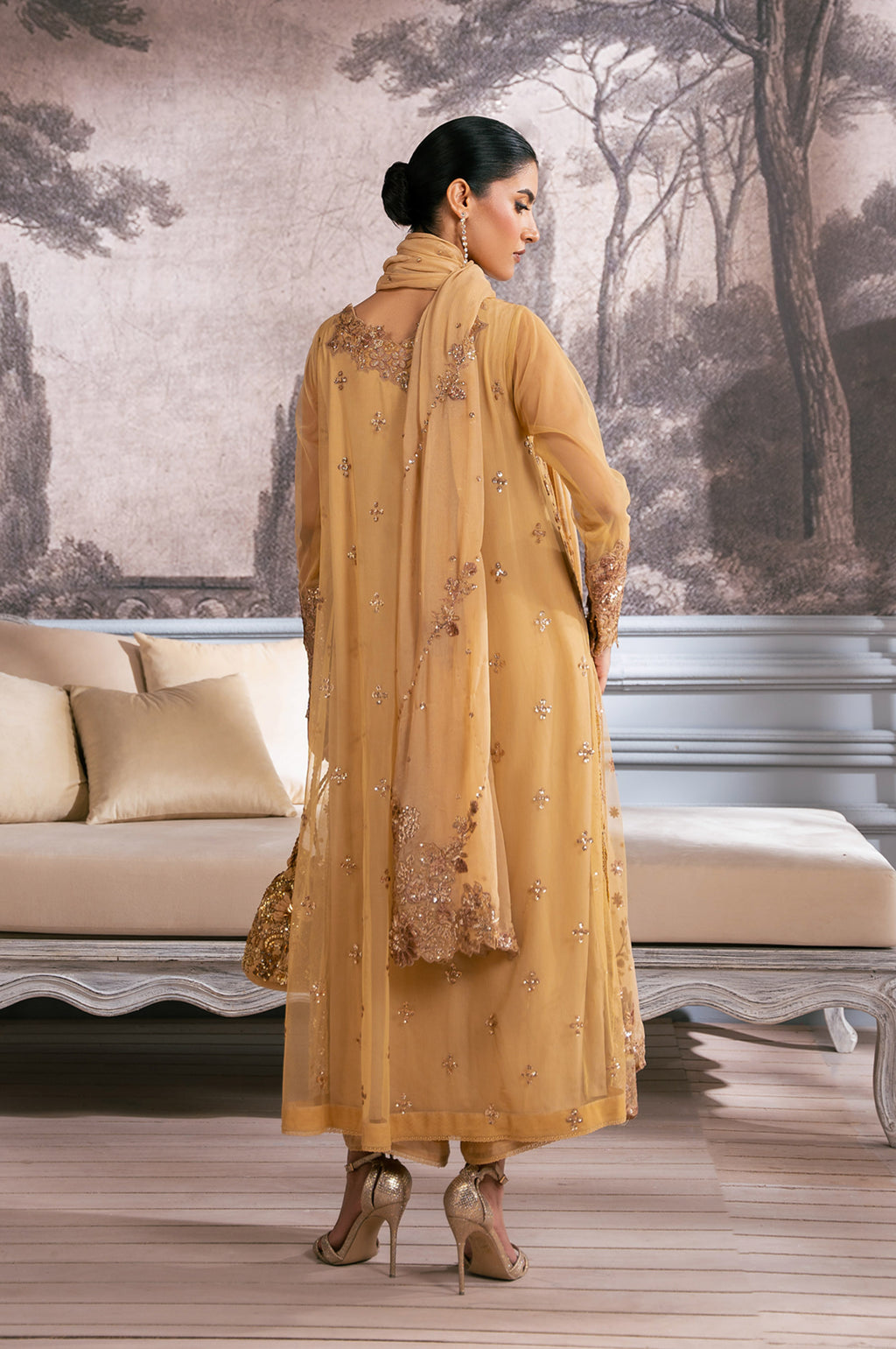 Zeen | Azalea Collection | WOM34105 - by Libasekhas UK - Registered Vendor of : Zeen - 100% Original Designer Dress